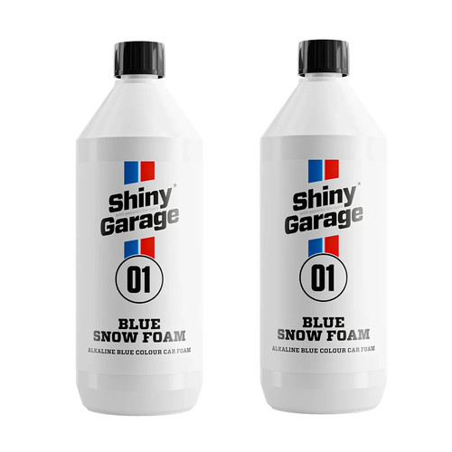 Shiny garage blue snow foam - snow,